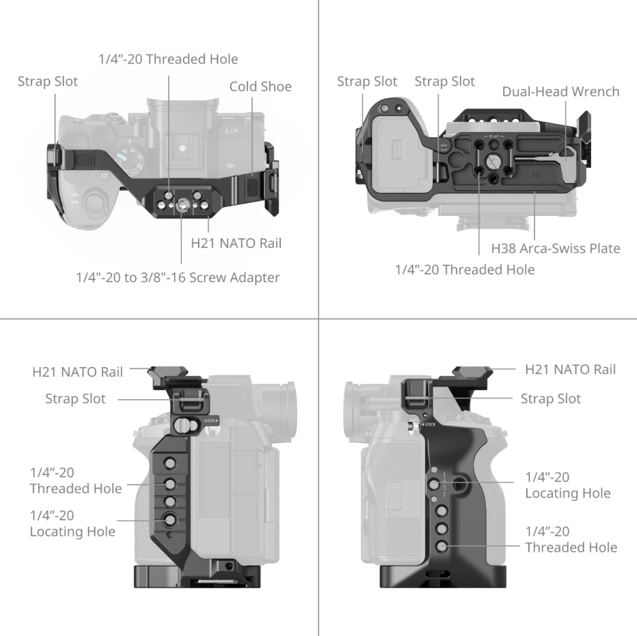 Sony Camera A7 Iv - SmallRig Camera Cage Kit For Sony