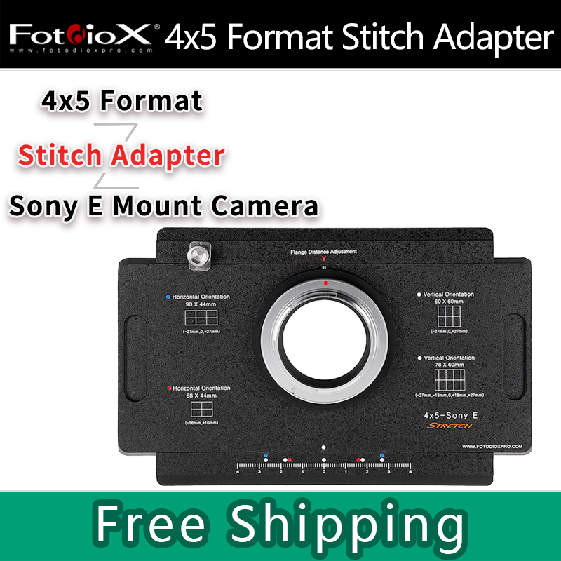 Sony Camera A7 Iv - Fotodiox 4x5 Large Format Splicing/Stitch Adapter