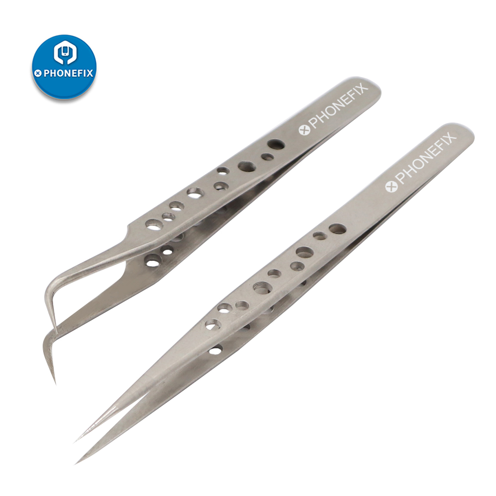 Elektronik Repair - Electronics Industrial Tweezers Stainless Steel Precision