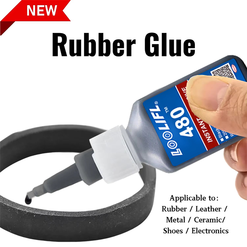Electronics Repairs - Loolifl480 Instant Rubber Glue, Black Cyanoacrylate