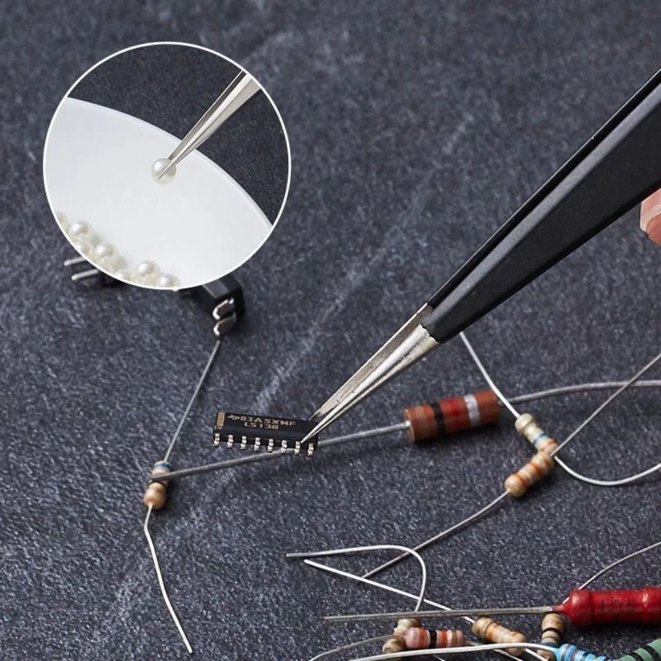 Precision Tweezers Set ESD-10/ - огляд і ціна Elektronik Repair