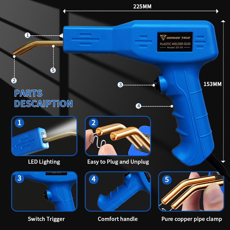 Bumper Repair Torch Kit Plasti - огляд і ціна Electronics Repair Kit With Soldering Iron
