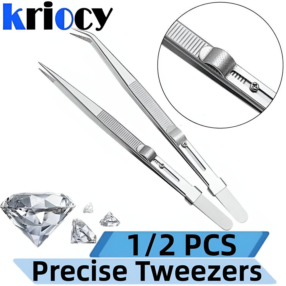 Stainless Steel Tweezers Adjus - огляд і ціна Elektronik Repair