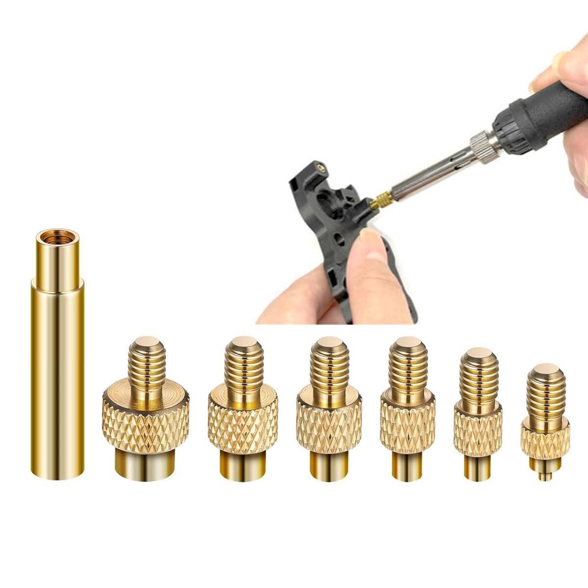 Heat Insert Nut Iron Tips Head - огляд і ціна Electronics Repair Kit With Soldering Iron