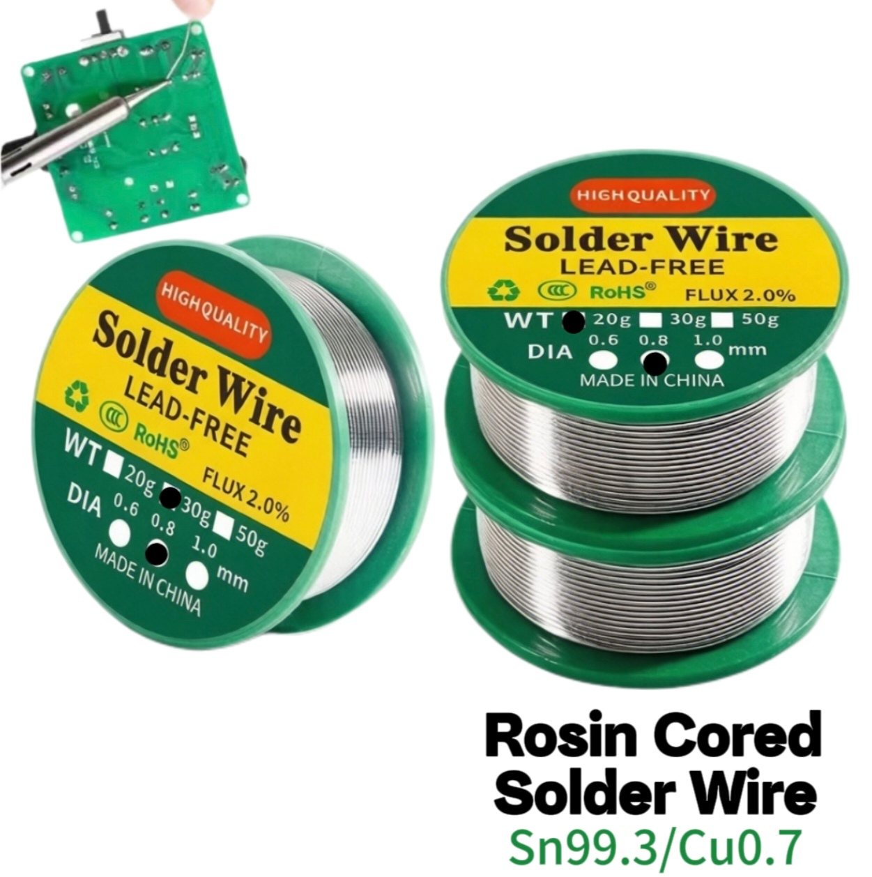 20g-50g Lead-free No-clean Hig - огляд і ціна Electronics Repair Degree