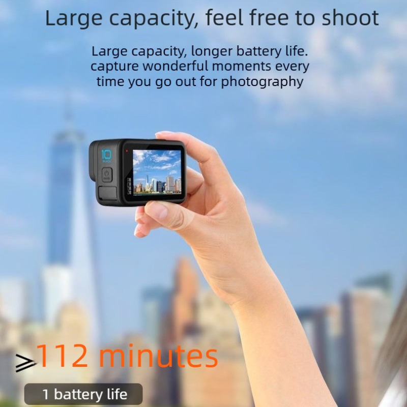 1800mAh Replacement Battery Ch - огляд і ціна Gopro Action Camera Hero 12 Black