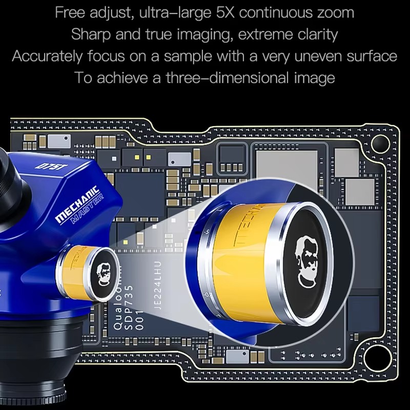 D75T Trinocular Stereo Microsc - огляд і ціна Electronics Repair Degree