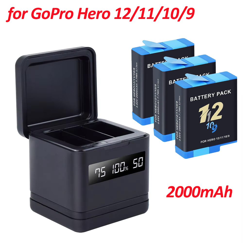 PALO Battery for GoPro Hero 10 - огляд і ціна Gopro Action Camera Hero 12 Black