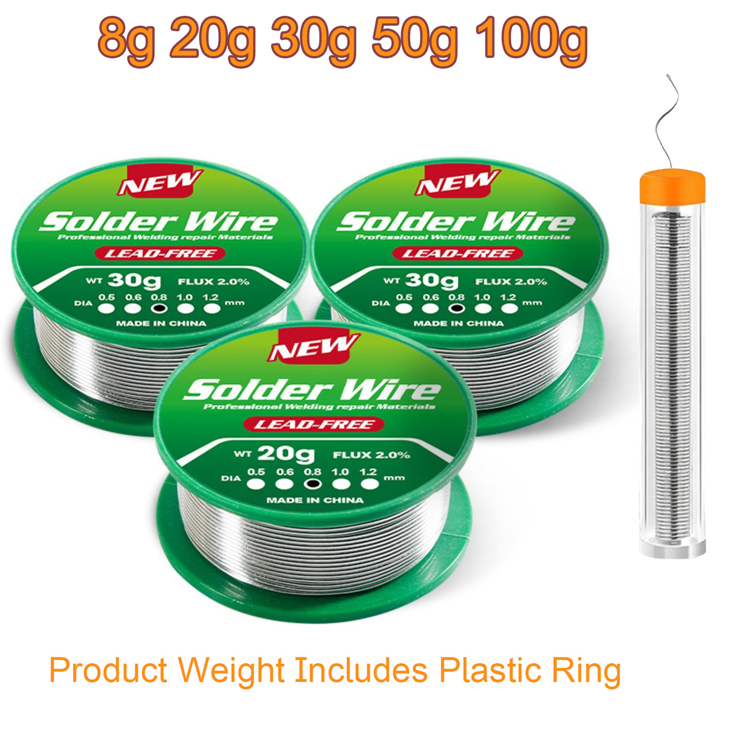 20/30/50/100g Lead-Free Solder - огляд і ціна Electronics Repair Degree