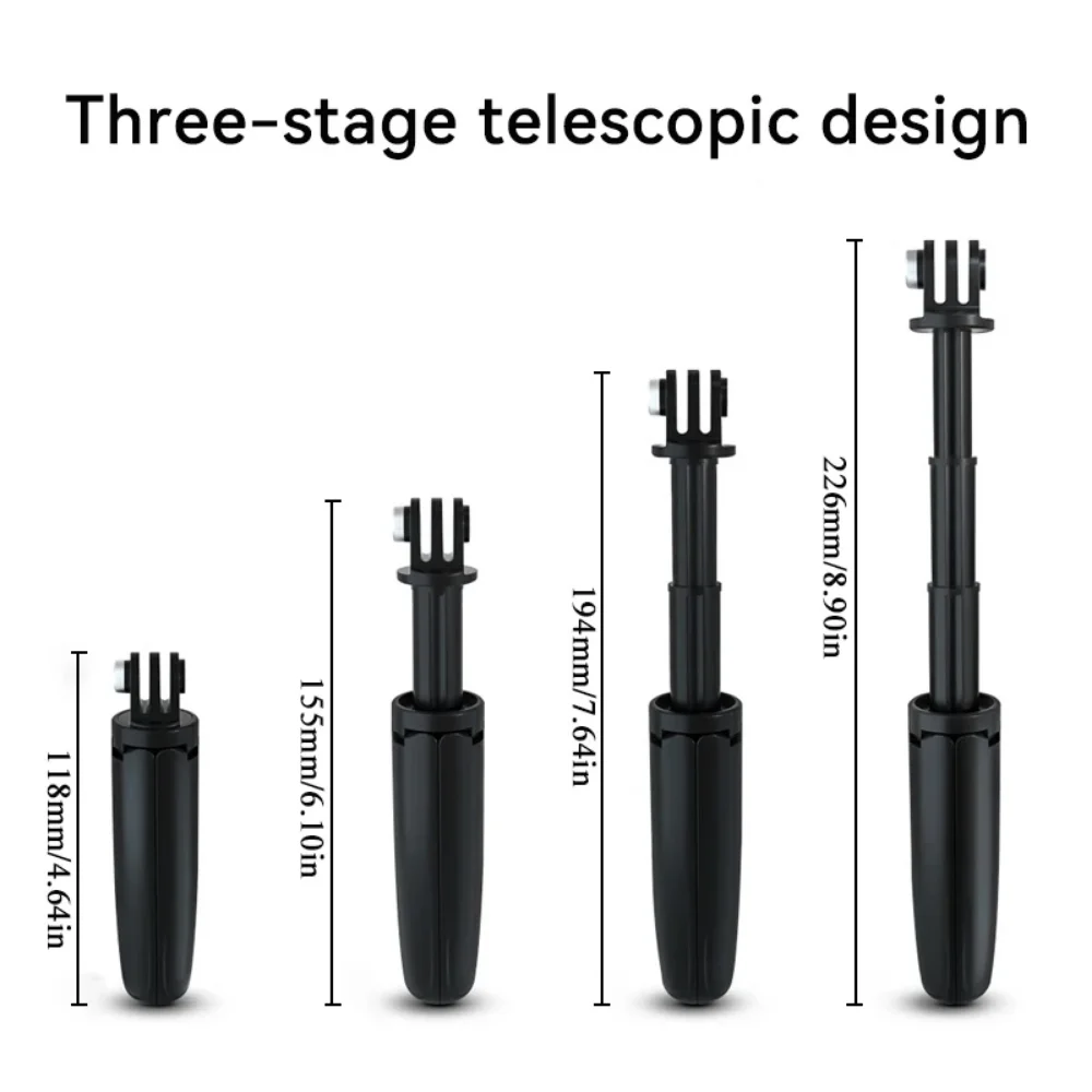 Mini Extendable Tripod Foldabl - огляд і ціна Gopro Action Camera Hero 12 Black