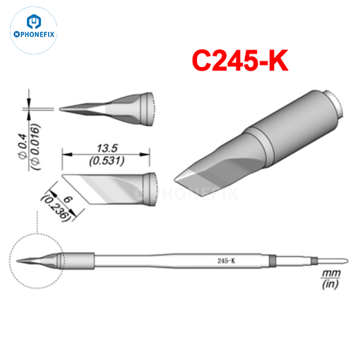 OEM C245 C470 Series Tips C245 - огляд і ціна Electronics Repair Kit With Soldering Iron