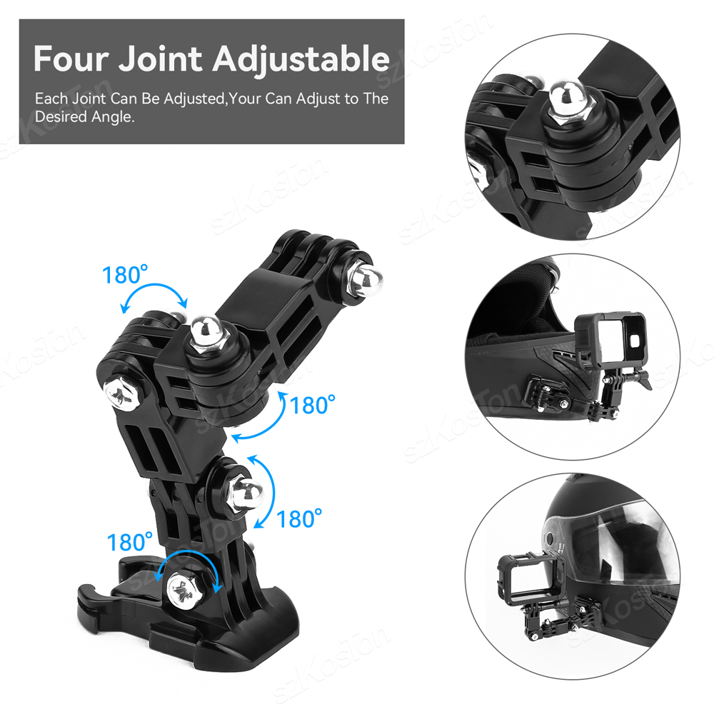 Motorcycle Helmet Chin Mount K - огляд і ціна Gopro Action Camera Hero 12 Black